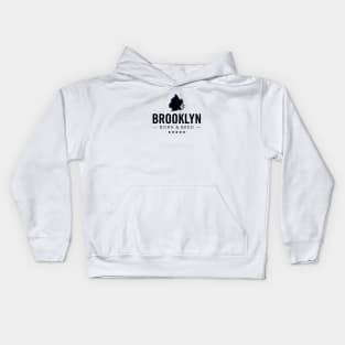 Brooklyn Born & Bred (black) Kids Hoodie